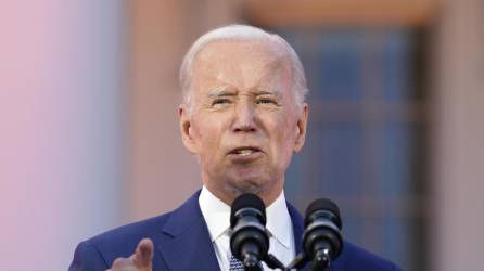 El presidente de Estados Unidos, Joe Biden, fue registrado este viernes, 16 de junio, durante una alocución, en el ala sur de la Casa Blanca, en Washington DC (EE.UU.).