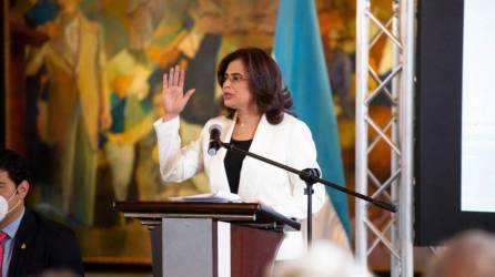 Rixi Moncada, actual ministra de Finanzas de Honduras | Fotografía de archivo