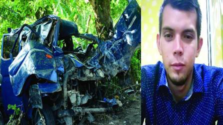 <b>La triple colisión fue entre el camión que conducía Melvin Flores, un turismo y el autobús.</b>