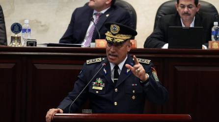 Juan Carlos Bonilla, exdirector de la Policía Nacional de Honduras. Fotografía: EFE