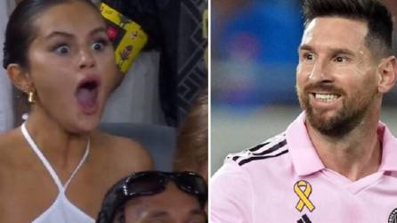 Selena Gómez se viralizó por mostrarse asombrada por una jugada de Lionel Messi.