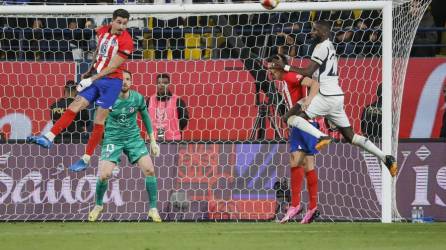 Rüdiger se alzó para colocar el 1-1 del Real Madrid ante el Atlético en las semifinales de la Supercopa de España.