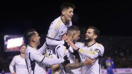 Joselu, Brahim Diaz y Rodrygo anotaron los goles para el triunfo del Real Madrid ante el Arandinas en la Copa del Rey.