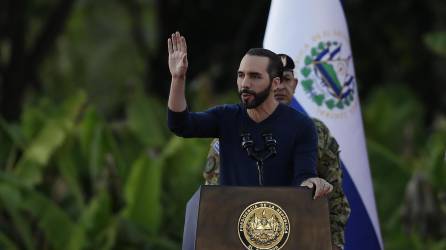 Fotografía de archivo del presidente de El Salvador, Nayib Bukele.