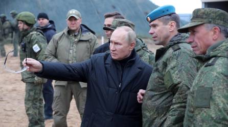 Putin supervisó personalmente las maniobras militares de disuasión nuclear realizadas por el Ejército ruso.
