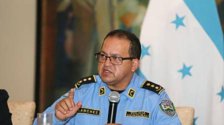 Gustavo Sánchez, director de la Policía.
