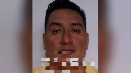 Fotografía de Byron Geovany García, condenado a 25 años de cárcel por violar a su propia hija en Santa Rosa de Copán (Honduras).