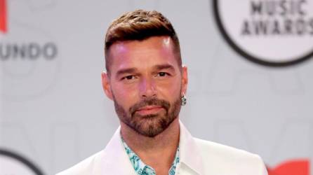 El cantante puertorriqueña Ricky Martin.