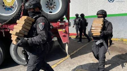 Las fuerzas de seguridad mexicanas realizan una segunda incautación de drogas en la Ciudad de México.