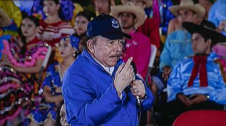 Daniel Ortega, presidente de Nicaragua. Fotografía: EFE