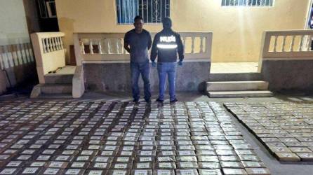 Cocaína hallada en un inmueble de La Libertad, Ecuador.