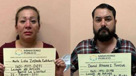 Foto de archivo de Martha Lidia Zepeda Castellanos. fue liberada de la causa y Daniel Álvarez Turcios que continúa detenido.