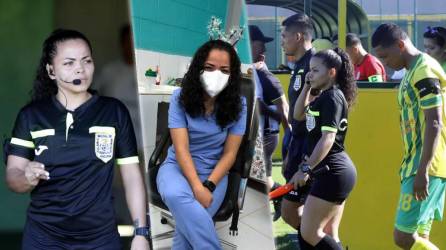 La bella joven hondureña April Ortega se convirtió en sensación al aparecer como árbitro asistente en partido de la Liga de Ascenso de Honduras. Pero el arbitraje solo es una de sus pasiones, también es enfermera.