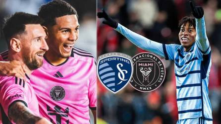 El Sporting Kansas City de Alenis Vargas recibe al Inter Miami de Messi y David Ruiz en la MLS.