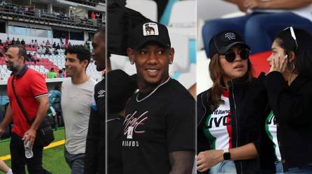 Así se vivió el ambiente del clásico Olimpia-Marathón en el estadio Nacional Chelato Uclés, donde llegaron leyendas merengues y reapareció Romell Quioto tras su polémica salida de la Selección de Honduras.