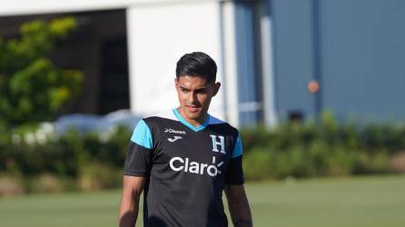 Luis Palma realizó su primer entrenamiento con la selección de Honduras.