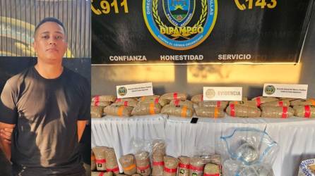 la Dirección Policial Anti Maras y Pandillas Contra el Crimen Organizado (Dipamco) logró este miércoles desmantelar un centro de almacenamiento de drogas en San Pedro Sula, Cortés, zona norte de Honduras.