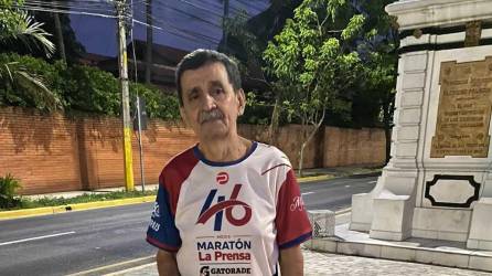 Wilfredo Villeda fue el primer corredor en hacer acto de presencia en el bootcamp de la Maratón La Prensa.