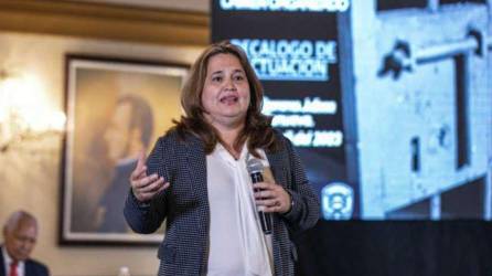 Julissa Villanueva, viceministra de la Secretaría de Seguridad.