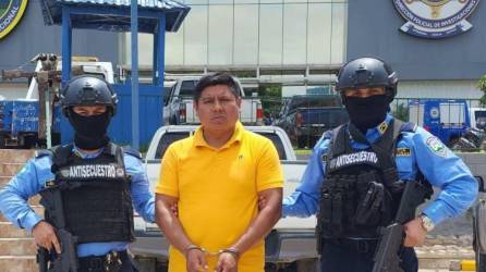 Abelino Garcia Lopez fue capturado por la Unidad Nacional Antisecuestros (Unas) de la DPI.
