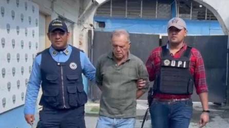 Hugo Amilto Iriarte (67) fue captrado en el barrio Lempira de San Pedro Sula.