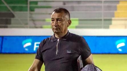 Humberto Rivera, entrenador de los Potros del Olancho FC.