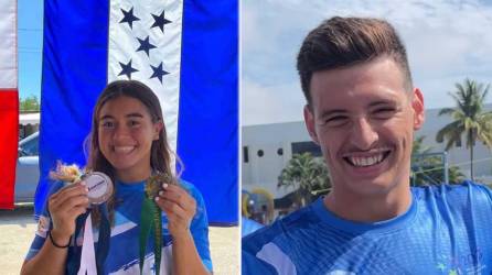 Michell Ramírez y Diego Dulieu representarán a Honduras en aguas abiertas en los Juegos Panamericanos Santiago 2023.