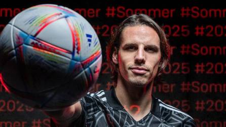 El Bayern Múnich ha anunciado el fichaje del guardameta suizo Yann Sommer hasta junio de 2025.