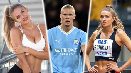La velocista alemana Alica Schmidt, considerada como la atleta más sexy del mundo, le lanzó un reto al delantero del Manchester City, Erling Haaland. ¿Aceptará la estrella noruega?