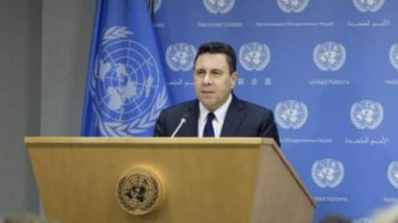 Embajador venezolano ante la ONU, Samuel Moncada.