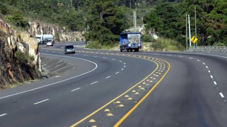 Carretera CA-5 en Honduras.