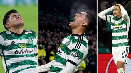 Luis Palma vivió otra gran noche en la Champions League con el Celtic de Glasgow, que cerró su competencia en el torneo con su primer triunfo (2-1) frente al Feyenoord. El hondureño marcó el primer gol del juego, salió del campo por un codazo y un crack lo vio celebrar.