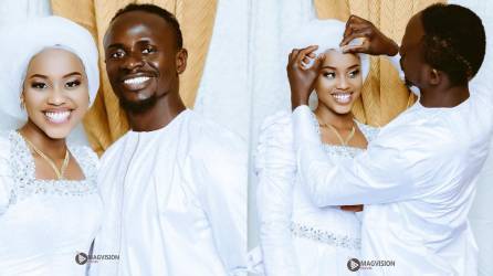 El futbolista de Senegal, Sadio Mané, generó revuelo tras compartir las imágenes de su sorpresiva boda con una joven 13 años menor que él.