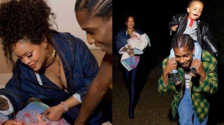 Rihanna dejó a todos sus seguidores encantados al compartir una serie de fotografías de sus dos hijos.