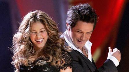 Los cantante Shakira y Alejandro Sanz.