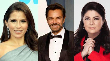 Alessandra Rosaldo, Eugenio Derbez y Victoria Ruffo.