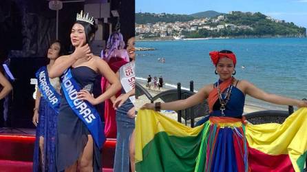 Emily Dayana Ordóñez Gutiérrez, quien es originaria de Villanueva, Cortés, ganó el Miss Centroamérica 2023 que se realizó en Roma.