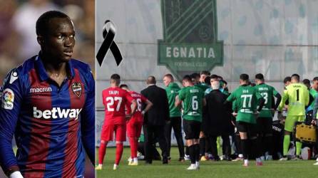 Muere el futbolista Dwamena tras desplomarse en pleno partido