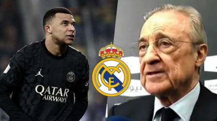 Florentino Pérez fue preguntado por Kylian Mbappé tras el éxito del Real Madrid en la Supercopa de España.