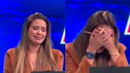 La presentadora de televisión lloró en vivo al confesar que no podrá asistir al concierto de Bad Bunny.