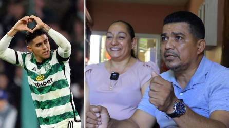 Don Enrique, padre de Luis Palma, no se perdió el partido de su hijo en la Champions League con el Celtic ante el Atlético de Madrid.