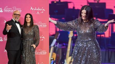 La artista Laura Pausini brilló en la gala donde fue galardonada como “persona del año”, esto además en la víspera de los Latin Grammy 2023.