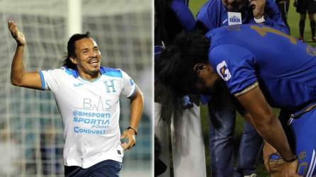 Julio César ’Rambo’ de León marcó dos goles y se despidió del fútbol llorando en el estadio Nacional Chelato Uclés.