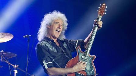 El reconocido guitarrista de Queen, Brian May.