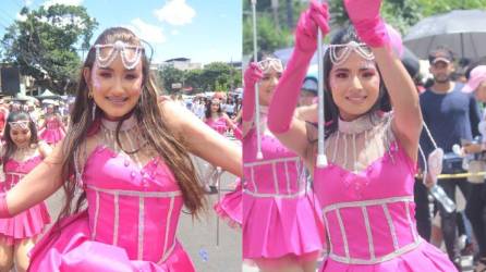 Hermosas jovencitas de un poco conocido colegio de Tegucigalpa sorprendieron en los desfiles de este 15 de septiembre de 2023.