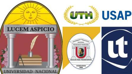 Logos de las Universidades públicas y privadas de Honduras