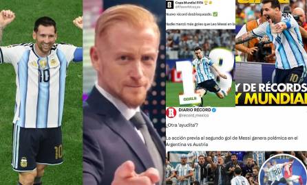 La prensa mundial se rundió a Leo Messi tras su actuación con Argentina marcando un doblete ante Austria para convertirse en máximo goleador en la historia de los Mundiales.