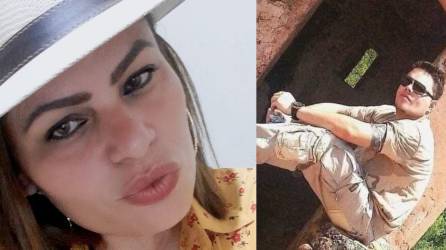 Fotos en vida de Norma Laínez y Anthony Anderson Molina, las dos personas que murieron en el accidente vial de Morazán, Yoro.