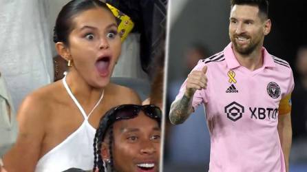 Así reaccionó Selena Gómez tras el jugadón de Messi en el partido Los Ángeles FC-Inter Miami.