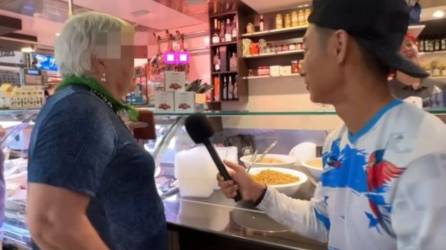 El popular youtuber japonés Shin Fujiyama vivió un momento incómodo en Barcelona, España mientras grababa un video para sus plataformas digitales.
